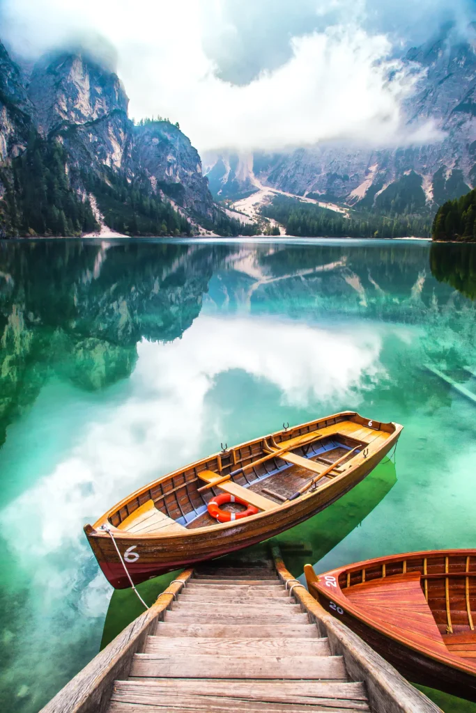 Beautiful view of canoe
