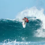 man surfing on the sea