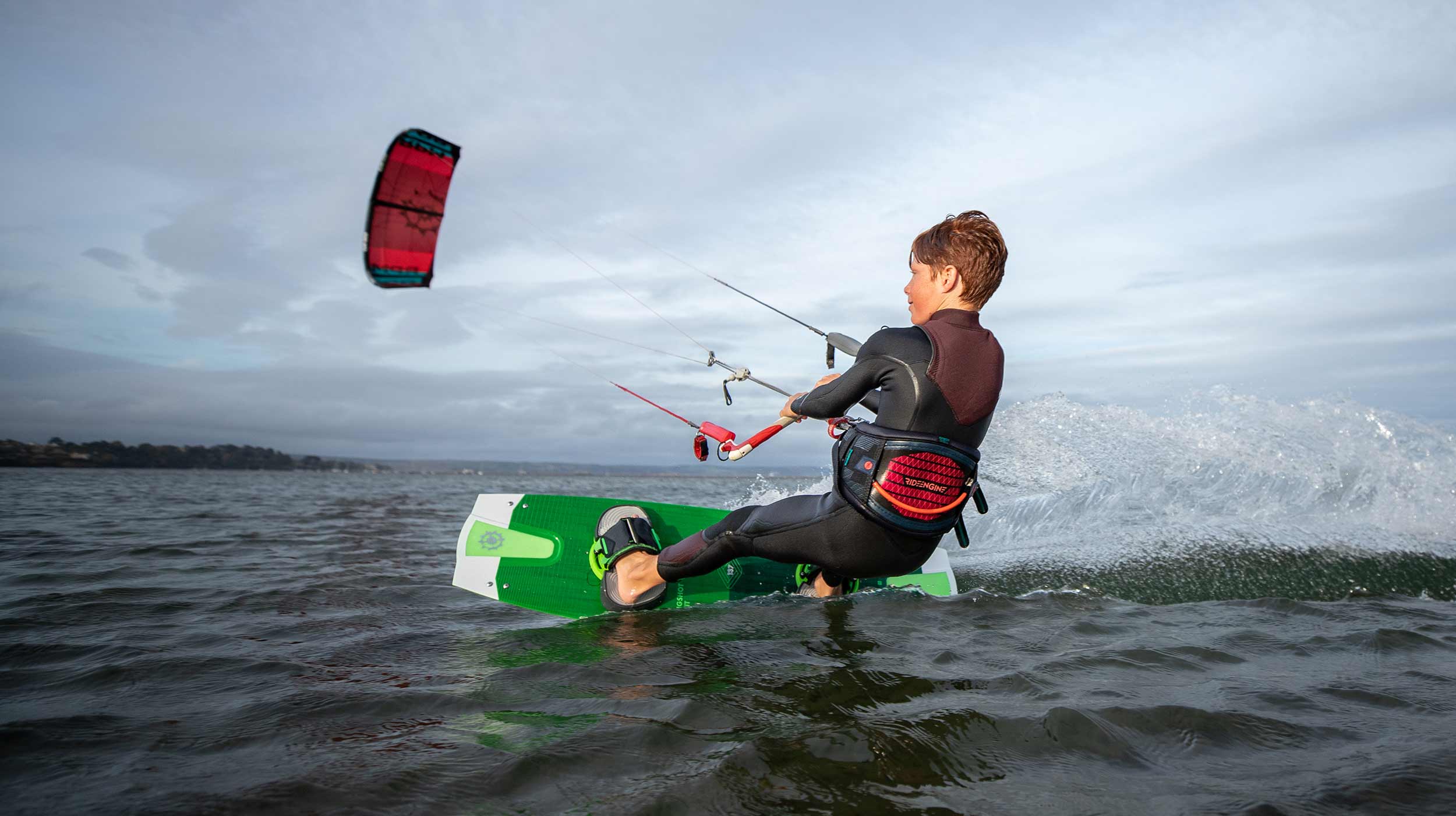 Kite surfing technique